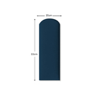 Cabeceira Azul Estofada Nuvem Para Cama Box Casal