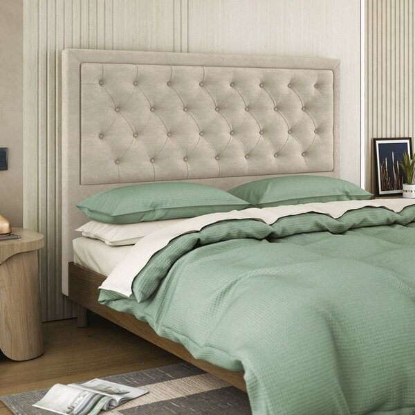 Cabeceira Baronesa Plus 140 Casal Off White