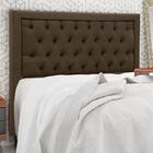 Cabeceira Baronesa Plus 195cm Marrom Chocolate