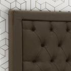 Cabeceira Baronesa Plus 195cm Marrom Chocolate
