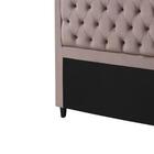 Cabeceira Baronesa Plus Casal 1400mm Veludo Rose - Simbal