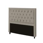 Cabeceira Baronesa Plus King Size 1950mm Veludo Adar Castor -