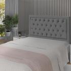 Cabeceira Baronesa Plus Queen 1600mm Linho Chumbo - Simbal