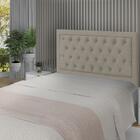 Cabeceira Baronesa Plus Queen 1600mm Veludo Adar Castor - Sim