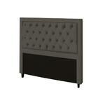 Cabeceira Baronesa Plus Queen 1600mm Veludo Adar Marrom - Sim