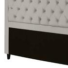 Cabeceira Baronesa Plus Queen 1600mm Veludo Adar Off White -
