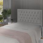 Cabeceira Baronesa Plus Queen 1600mm Veludo Slim Chumbo