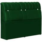 Cabeceira Bau Casal 140 Cm Tirum Veludo Peer