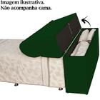 Cabeceira Bau Casal 140 Cm Tirum Veludo Peer