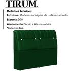 Cabeceira Bau Casal 140 Cm Tirum Veludo Peer