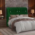 Cabeceira Bau Casal 140 Cm Tirum Veludo Peer