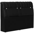 Cabeceira Bau Casal 140 Cm Tirum Veludo Peer