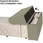 Cabeceira Bau Casal 140 Cm Tirum Veludo Peer