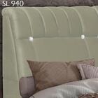 Cabeceira Bau Casal 140 Cm Tirum Veludo Peer