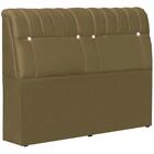 Cabeceira Bau Queen 160 Cm Tirum Veludo Peer