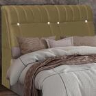 Cabeceira Bau Queen 160 Cm Tirum Veludo Peer