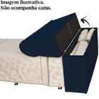 Cabeceira Bau Queen 160 Cm Tirum Veludo Peer