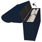 Cabeceira Bau Queen 160 Cm Tirum Veludo Peer