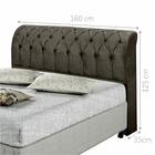 Cabeceira Baú Queen Europa Tabaco