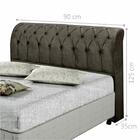 Cabeceira Baú Solteiro Europa Tabaco