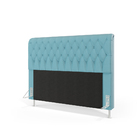 Cabeceira Bellatrix 140 / A-043 Couro Azul Bebê Aradecor