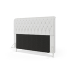 Cabeceira Bellatrix 140 / Couro Branco