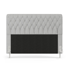 Cabeceira Bellatrix 140 / N-040 Linho Cinza Claro Aradecor