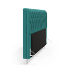 Cabeceira Bellatrix 140 / Suede Azul Turquesa