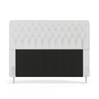 Cabeceira Bellatrix 160 / Couro Branco