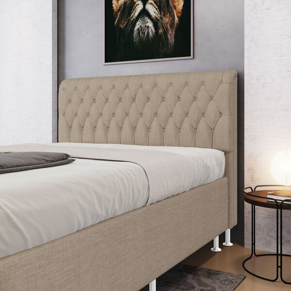 Cabeceira Bellatrix 160 / N-039 Linho Bege Aradecor