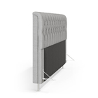 Cabeceira Bellatrix 160 / N-040 Linho Cinza Claro Aradecor