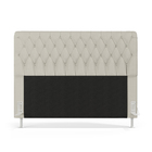 Cabeceira Bellatrix 195 / Couro Artificial Bege