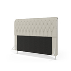 Cabeceira Bellatrix 195 / Couro Artificial Bege