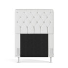 Cabeceira Bellatrix 90 / Couro Branco