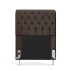 Cabeceira Bellatrix 90 / Couro Marrom