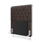 Cabeceira Bellatrix 90 / Couro Marrom