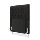 Cabeceira Bellatrix 90 / Couro Preto