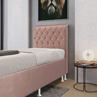 Cabeceira Bellatrix 90 / N-031 Veludo Rosê Claro