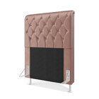 Cabeceira Bellatrix 90 / N-031 Veludo Rosê Claro