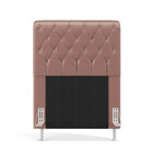 Cabeceira Bellatrix 90 / N-031 Veludo Rosê Claro