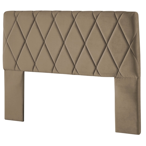 Cabeceira Berlim Para Colchão Queen Largura 158cm Bege Estofa