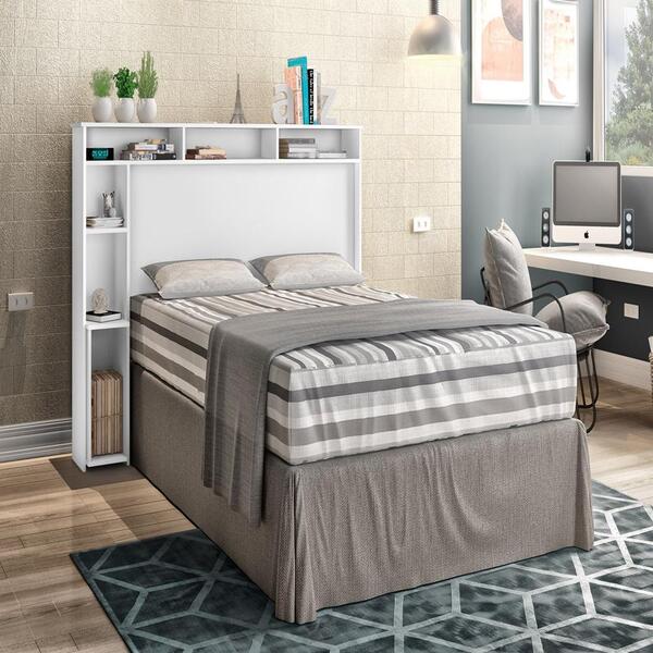 Cabeceira Betina Box Cambel 1,60 Branco