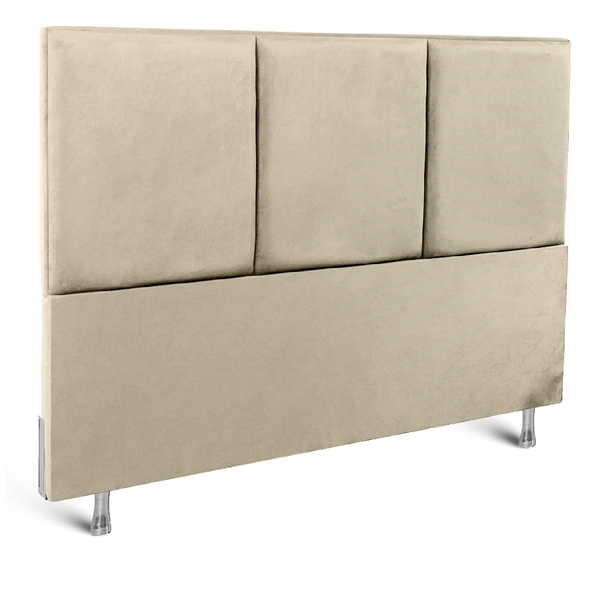 Cabeceira Block F.a Colchões Swede Bege Queen Size 158x15x127