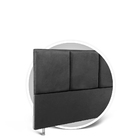 Cabeceira Block F.a Colchões Swede Chumbo Solteiro 88x15x127cm