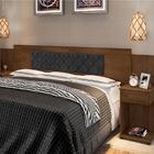 Cabeceira Box Ajustável Giovana Malbec Captonê Preto