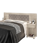 Cabeceira Box Bruna Amarula Com Capitonê 25- Framar Móveis