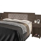 Cabeceira Box Bruna Chocolate Com Capitonê 025 - Framar Móveis