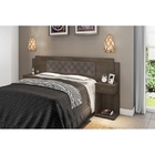 Cabeceira Box Bruna Chocolate Com Capitonê 026 - Framar Móveis