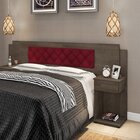 Cabeceira Box Bruna Chocolate - Framar Móveis