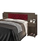 Cabeceira Box Bruna Chocolate - Framar Móveis